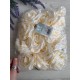Роза головка " 30687 " бежевая 12 шт