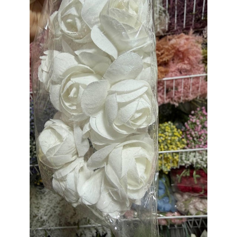 Півонії на ніжці білі 36 шт