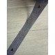 Стрічка мішковина " Just for you D30338 " сіра  2.5 см  #  9 метрів
