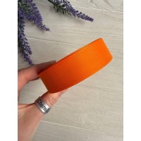 Репс 2,5 см, Мандариновый  #0668  22,5 метри