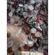 Серединка  " Кругла у стразах" 8 мм червона 1000 шт.