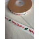 Репс  " Merry Christmas + веточка 30351 " 1,5 см  22,5 метра