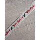 Репс  " Merry Christmas + веточка 30351 " 1,5 см  22,5 метра