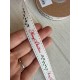Репс  " Merry Christmas + веточка омелы 30349 " 1,5 см  22,5 метра