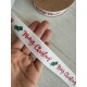 Репс  " Merry Christmas + веточка 30352 " 2,5 см  22,5 метра