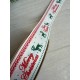 Репс  " Merry Christmas + олени 30355 " 2,5 см  22,5 метра