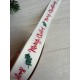 Репс  " Merry Christmas + веточка 30352 " 2,5 см  22,5 метра