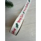 Репс  " Merry Christmas + веточка 30352 " 2,5 см  22,5 метра