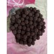 Бусины  " Ежевика матовая " 12 мм шоколадные ( коричневые)  500 грамм