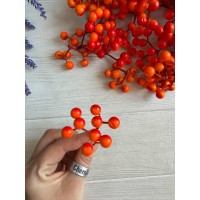 Калина лаковая веточка 30007 оранжевая 100 шт