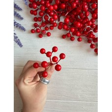 Калина лаковая веточка 30007 красная 100 шт