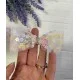 Сетка с цветами " 4,0 см "  пастель    ,    рулон 22,5 метров