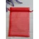 Мешочки из органзы 13*18 см  ,  красные    100 шт