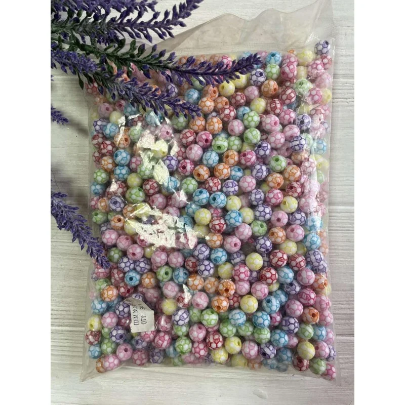 Бусины микс   " Мячик "      500 грам