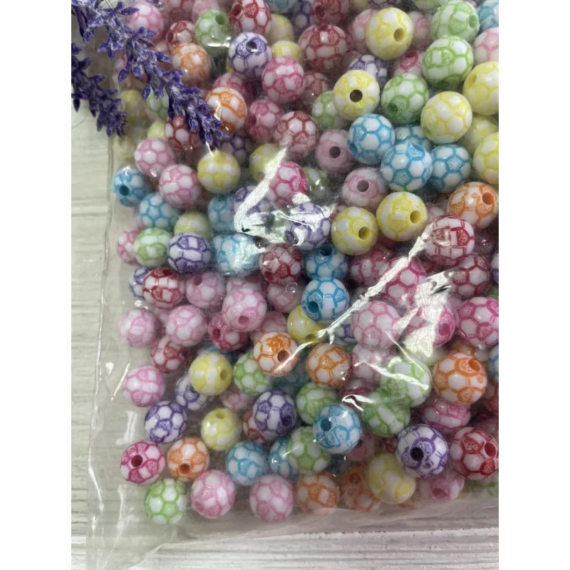 Бусины микс   " Мячик "      500 грам