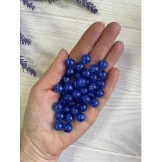 Намистини "Бите скло № 2 " 10 мм , сині 500 грам