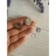 Кнопка магнит тонкая  " Сердце  " 18 мм , серебро    1 шт