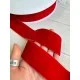 Лента бархатная " 4 см "   красная                   рулон 27 метров