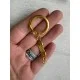 Карабін для брелока " Кольчуга " золото  1 шт